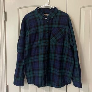 Green plaid flannel from Magellan Outdoors